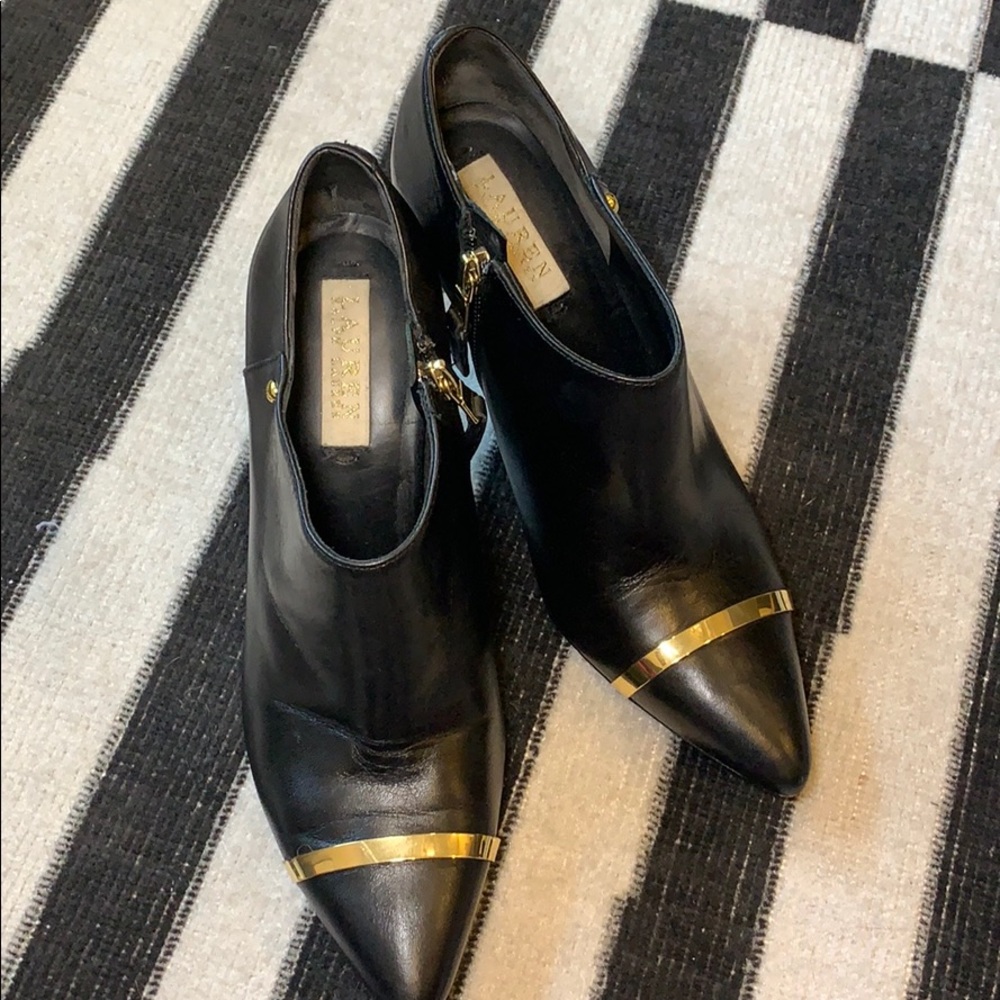 Ralph Lauren Leather Booties